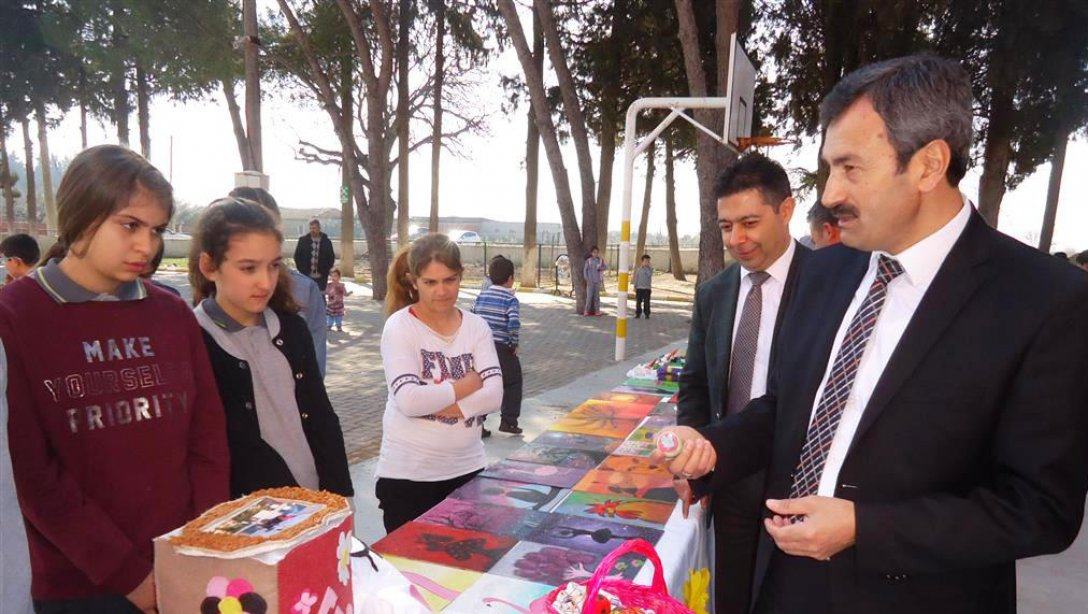 İlçe Milli Eğitim Müdürü Mehmet IŞIK Paşaköy Mustafa İzci Ortaokulu kermesine katıldı
