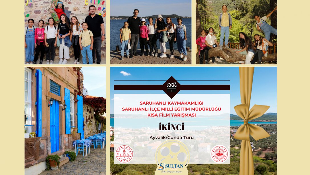 Saruhanlı Kısa Film Yarışması İkincisi Büyükbelen Ortaokulu Ayvalık/Cunda Adası Gezi Turu
