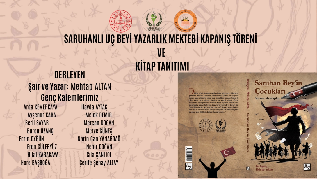 SARUHANLI UÇ BEYİ YAZARLIK MEKTEBİ TAMAMLANDI