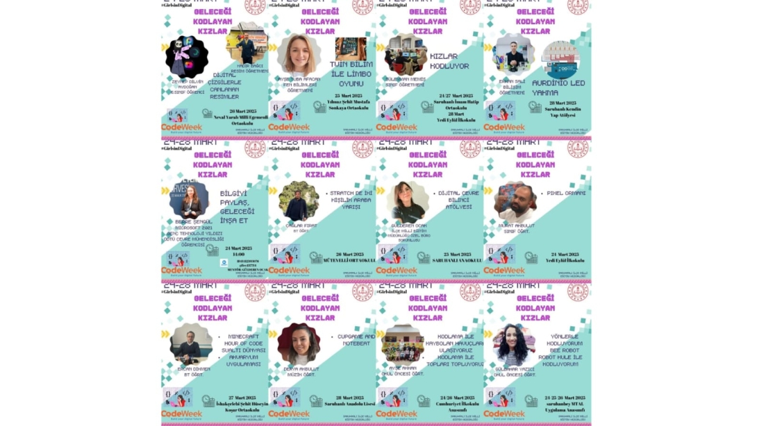 2025 CODEWEEK SARUHANLI ETKİNLİKLERİ